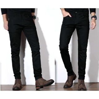 ( MUA ĐỂ NHẬN QUÀ) Quần jeans nam đen trơn chất bò cao cấp co dãn 4 chiều cực đẹp KÈM NHIỀU MẪU MỚI (có bigsize) *