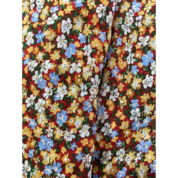 1 khúc vải từ 90m trở lên đủ may bé áo mẹ bộ đùi giao ngẫu nhiên không chọn mẫu