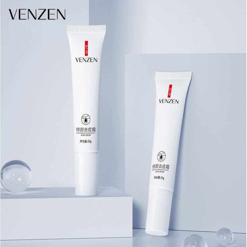 [Giá Hủy Diệt] Kem làm sạch mụn Venzen 20g Acne Cream phục hồi - tái tạo - làm mờ vết thâm | BigBuy360 - bigbuy360.vn