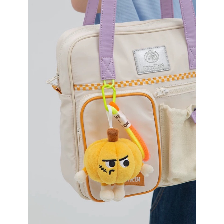 Móc Khóa Búp Bê Bí Ngô Nhỏ Dễ Thương