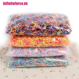 Set 4000 Dây Cột Tóc Co Giãn Nhiều Màu Sắc