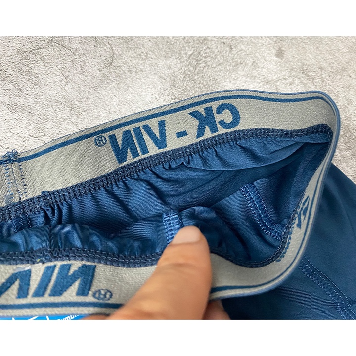 Quần lót nam boxer cao cấp thun lạnh co dãn 4 chiều thông hơi thấm hút, quần lót đùi nam lịch lãm lưng vừa (048)