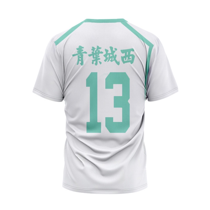 Áo Thun Tay Ngắn Họa Tiết Anime Haikyuu Aoba Johsai