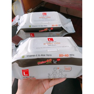Khăn Giấy Ướt Lotte 120 Miếng