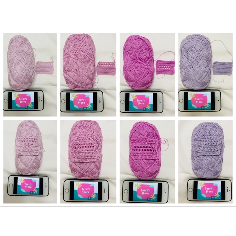 Sợi Cotton Thái - Sợi se/xe 2 chiều  - Sợi mền bóng nhẹ và mát dùng móc áo váy bikini áo dài mùa hè