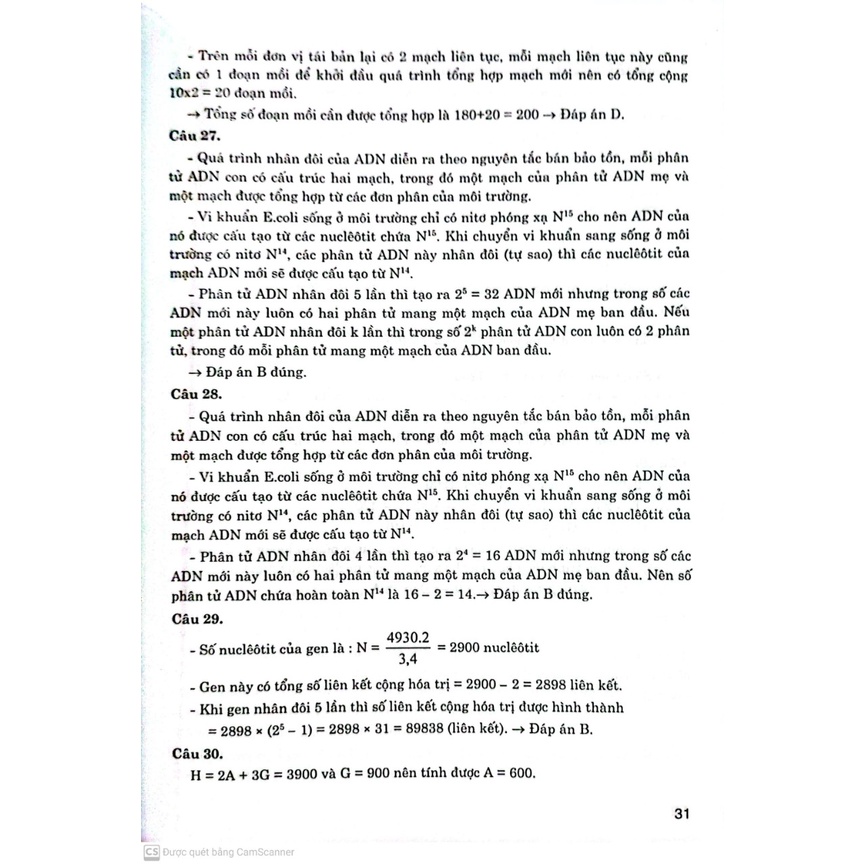 Sách - Rèn Luyện Kĩ Năng Giải Nhanh Bài Toán Di Truyền - HAB