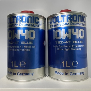 Nhớt Voltronic TSZ Blue 10w40 (Nhớt xe số, Tổng hợp hoàn toàn, Jaso MA2, API SN, Dầu gốc ester)