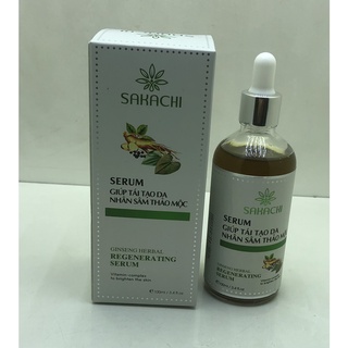Serum giúp tái tạo da nhân sâm thảo mộc Sakachi 100ml