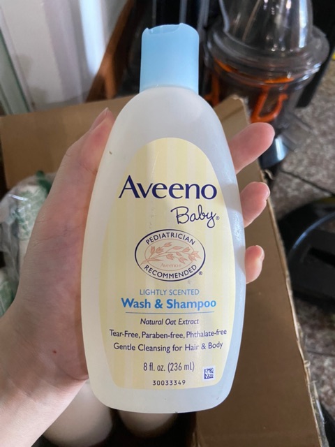 [Ship Amazon] Sữa tắm bé Aveeno Baby 236Ml