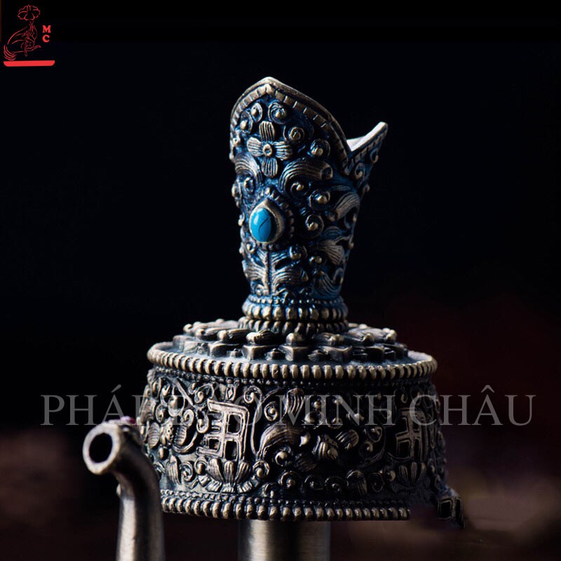 [Pháp Bảo Minh Châu] BÌNH SÁI TỊNH CÓ VÒI TO - NHỎ (ĐỎ ĐỒNG)