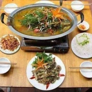 Khay hấp, om cá dưa inox