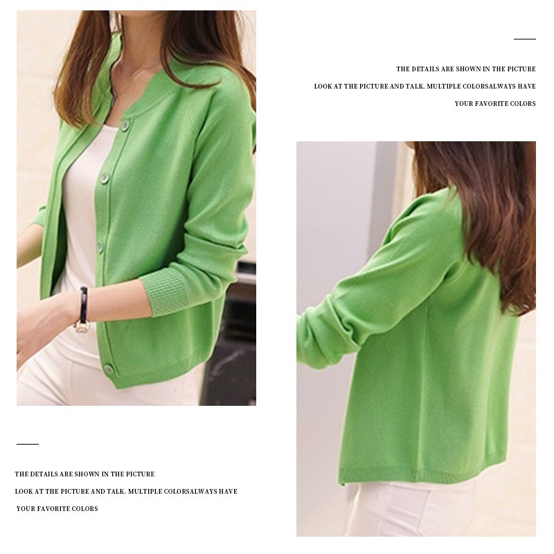 Áo Khoác Cardigan Dệt Kim Thiết Kế Xinh Xắn Dành Cho Nữ | BigBuy360 - bigbuy360.vn