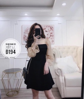 Đầm tiệc Bigsize đan eo 60-90kg