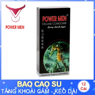 Bao cao su cá ngựa Powermen - kéo dài thời gian 12 BCS