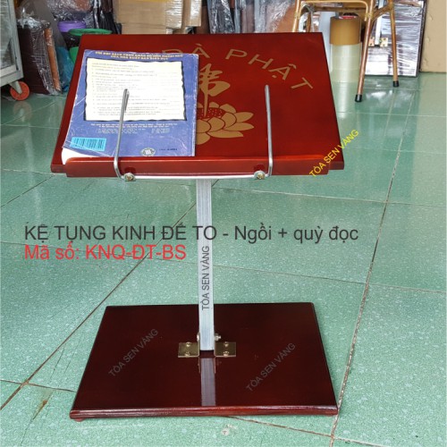 Kệ Đọc Kinh Bằng Gỗ - Điều chỉnh độ cao có đế và mặt kệ to | BigBuy360 - bigbuy360.vn