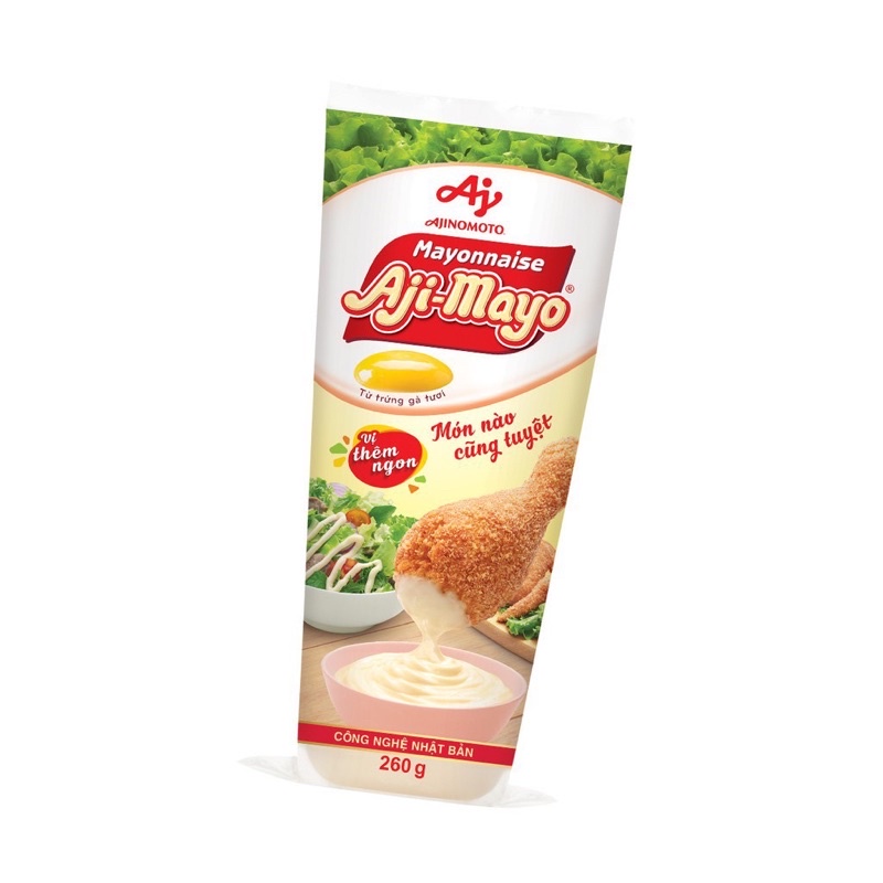 Sốt mayonnaise Aji-mayo chai 260g