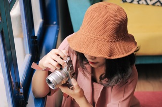 Mũ bucket len tết