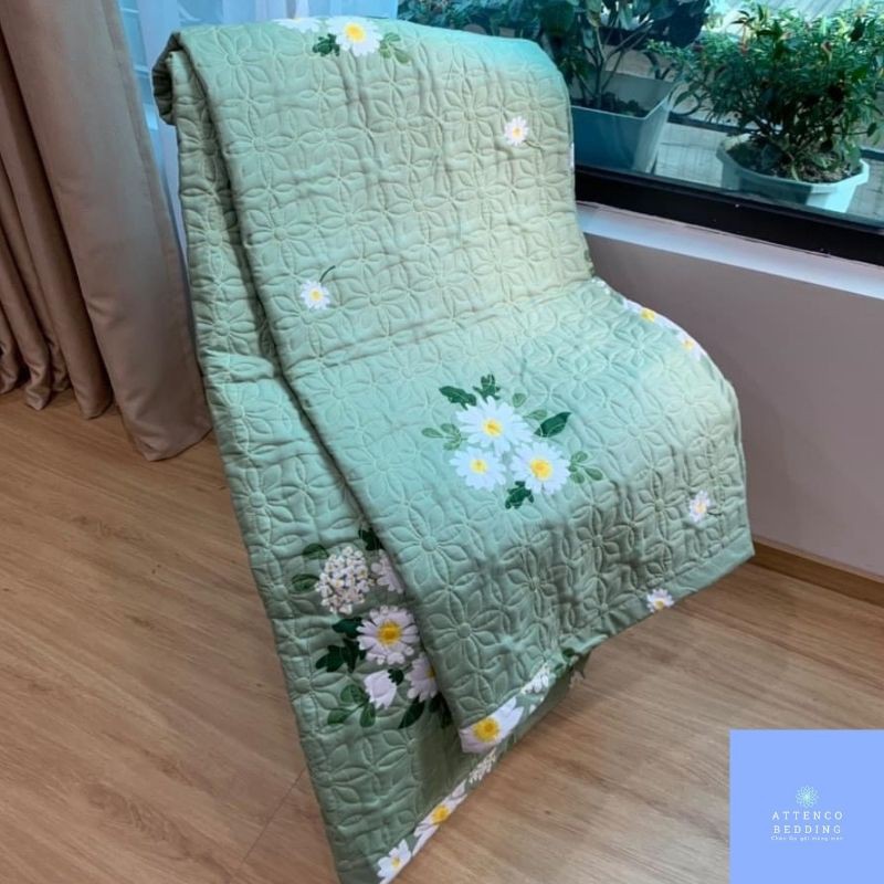 Chăn Hè ❄️FreeShip❄️ Chăn Hè Cotton Poly Trần Bông Tấm Rộng 1m8 x Dài 2m