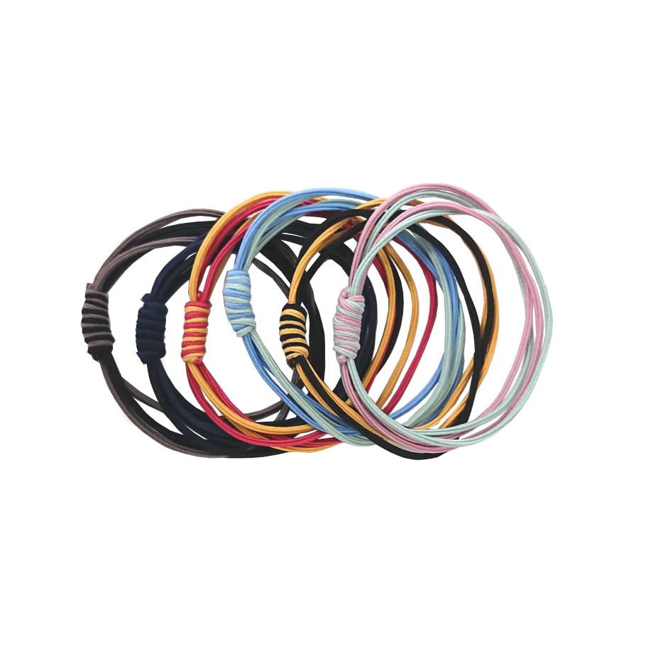 Daiso Dây cột tóc 4 màu