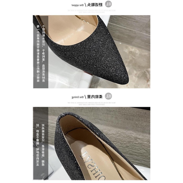 Giày cao gót cỡ lớn 35-45 44 43 42 thời trang cho nữ