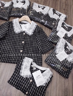 [viedeo+ảnh thật ]Áo dạ cổ sen, áo dạ cổ ren trắng