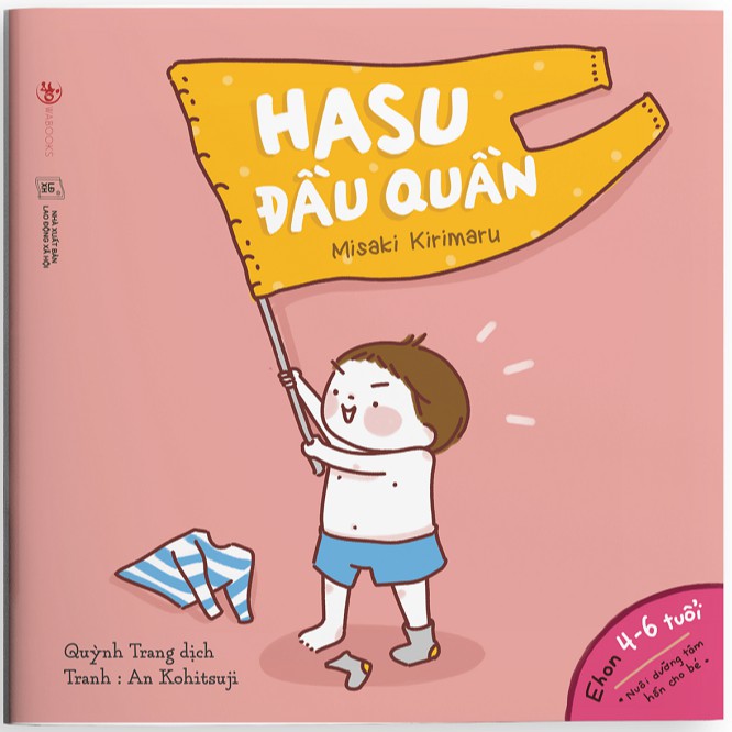 Sách - Hasu Đầu Quần - Ehon Nhật Bản Cho Bé Từ 3-6 tuổi