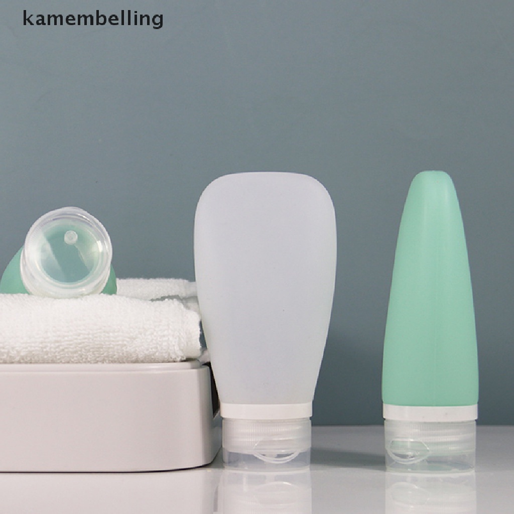 Kamembelling Bình Đựng Dầu Gội / Mẫu Thử Bằng Silicone Tiện Dụng Mang Theo Du Lịch