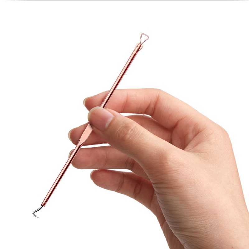 Bộ dụng cụ nặn mụn an toàn cho da kèm hộp đựng bằng kim loại | BigBuy360 - bigbuy360.vn