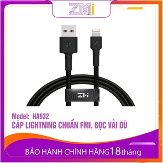 Cáp sạc Lightning siêu bền bọc Kevlar ZMI AL803