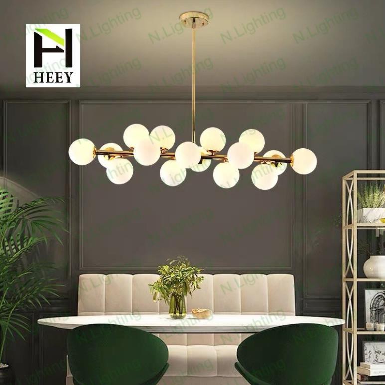 Đèn led thả trang trí bàn ăn, phòng khách - Đèn chùm led trang trí hiện đại - Đèn trang trí