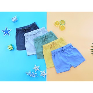 Set 5 quần cotton mềm bé trai hm