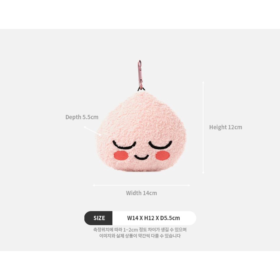 Winterland Face Ball Pouch RYAN APEACH Túi Đựng Quả Bóng RYAN APEACH│Túi Đựng Dụng Cụ Chơi Golf Hình Nhân Vật Dễ Thương
