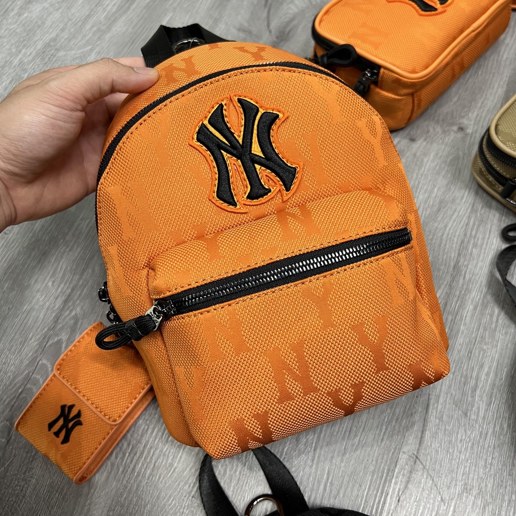 [ CHUẨN HÃNG ] Balo Mini MLB NY Hàn Quốc Monogram Backpack Full Tag Code