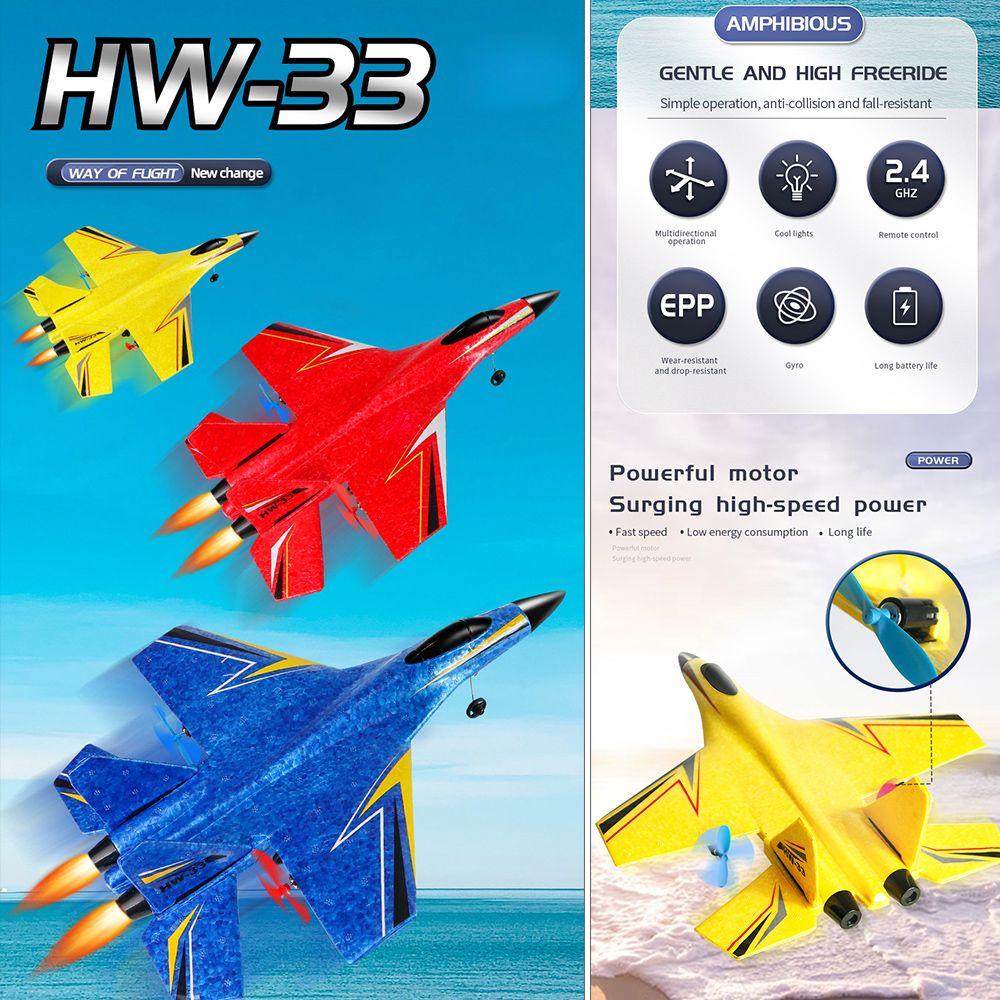 Máy Bay Điều Khiển Từ Xa LAYOR1 Cánh Cố Định 2.4G 2 Kênh HW33 RC