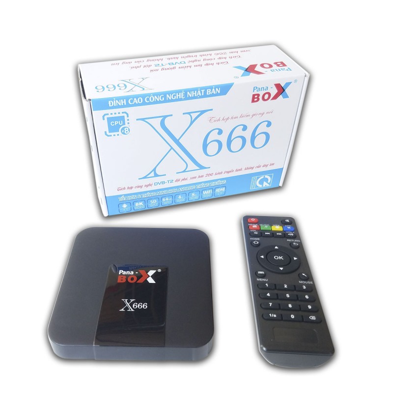 Android TV box Pana X666 ( Phiên bản RAM 4G )