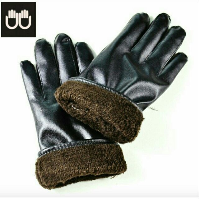 Găng tay da UNISEX cảm ứng điện thoại lót lông cao cấp