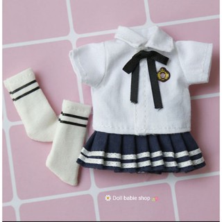 Đồng phục học sinh cho doll 1:12 1:8