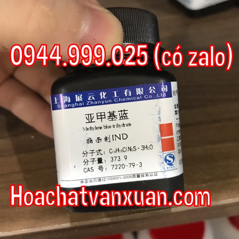 Hoá chất Methylene Blue methylen Xanh CAS 7220-79-3 lọ 25g