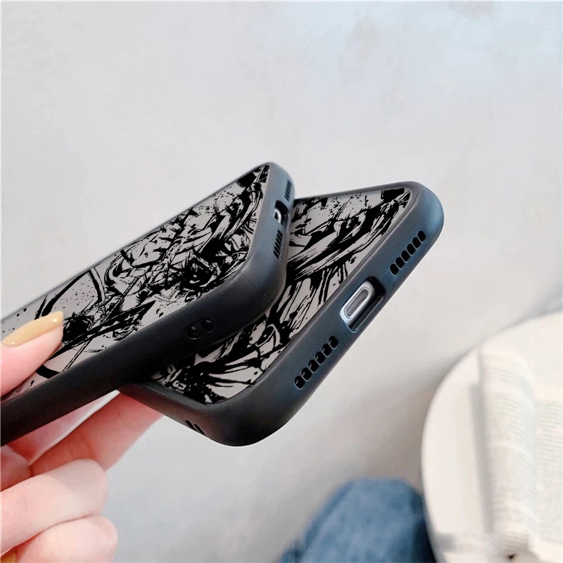 Ốp Điện Thoại Nhựa Cứng In Hình Anime One Piece Cho iPhone 11 12 13 Pro Max iPhone X XS 7 8 Plus