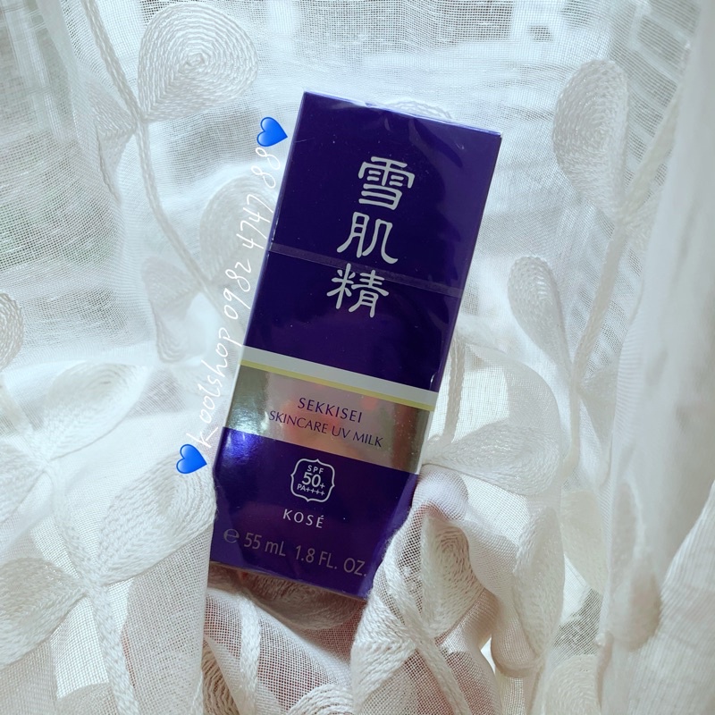 ☀️Kem chống nắng Kose Sekkisei Skincare UV Milk SPF50/PA++++ -60ml