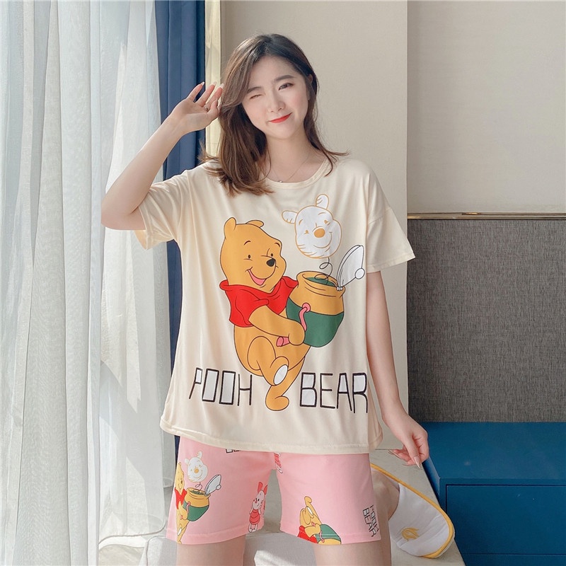 Đồ bộ nữ mặc nhà form rộng họa tiết siêu cute dễ thương - CTN5