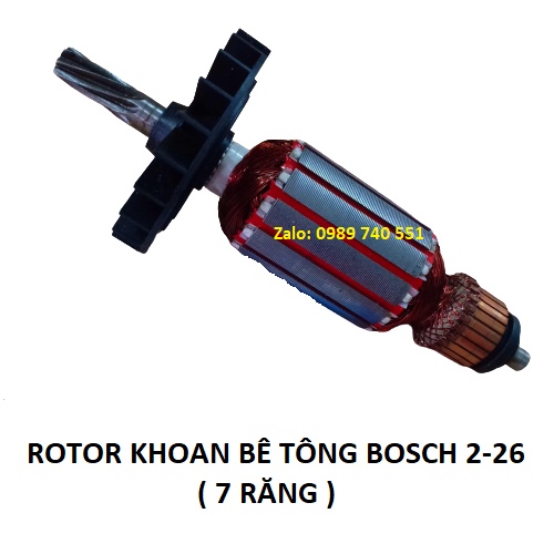 Rotor máy khoan bê tông ba chức năng bosh 2-26