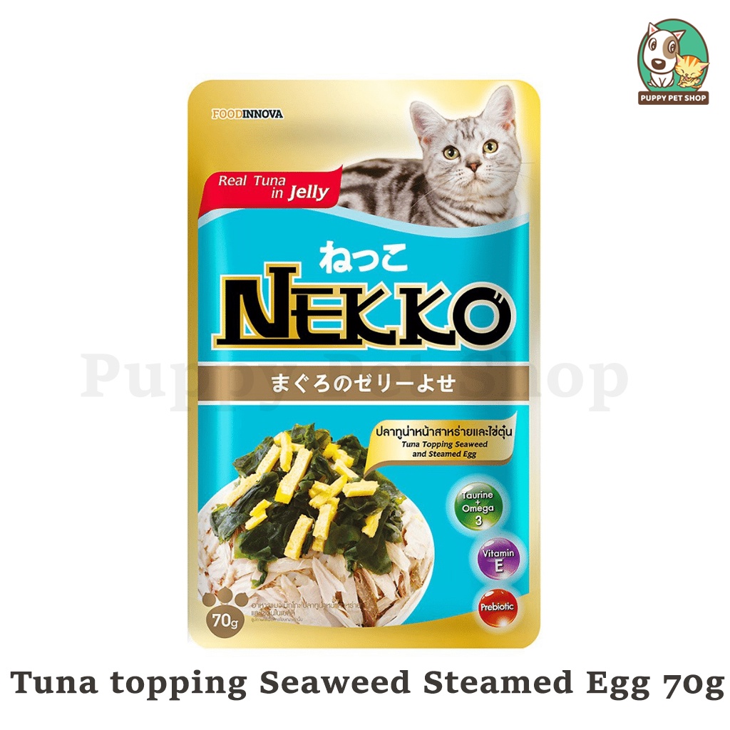 Pate Nekko jelly dành cho mèo trưởng thành trên 6 tháng tuổi 70g (8 vị)