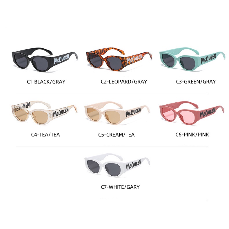 Kính Mát Gọng oval Nhỏ Phong Cách Âu Mỹ Hàng Mới 2022