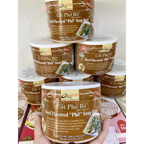 CỐT PHỞ BÒ QUỐC VIỆT BRAND 300G | BigBuy360 - bigbuy360.vn