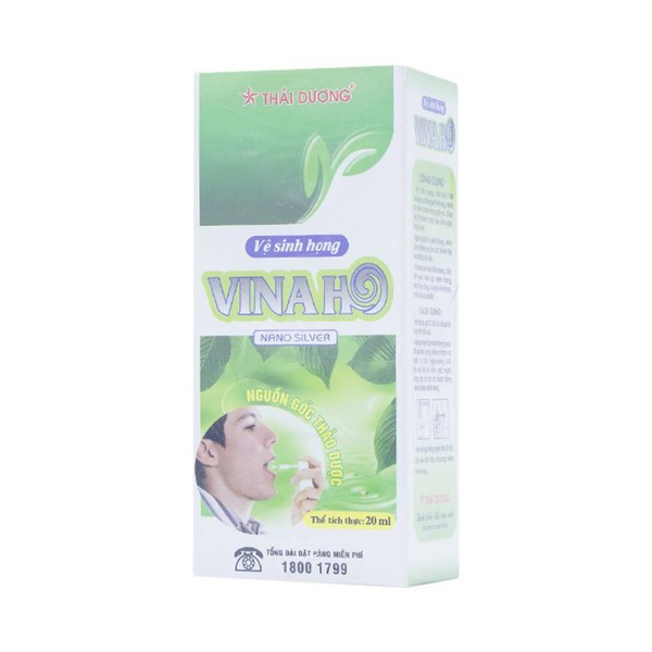 Vệ Sinh Họng Vinaho Thái Dương 20Ml