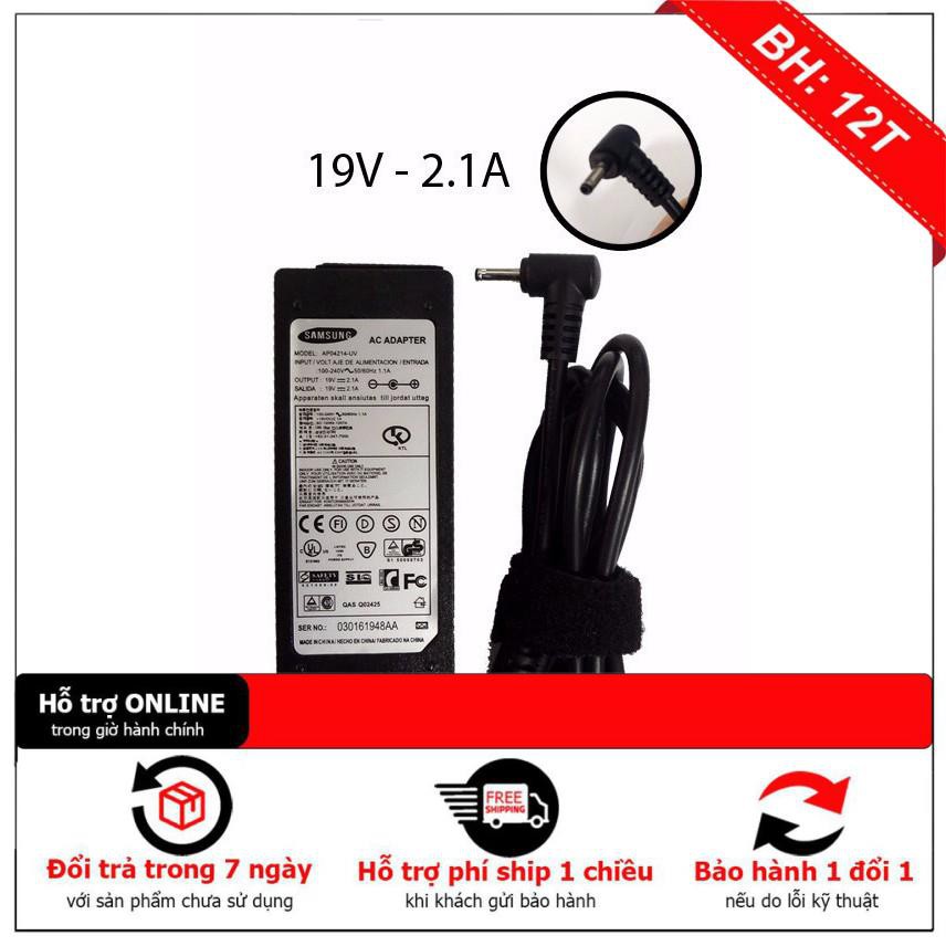 [BH12TH] Sac Laptop Samsung 19v - 2.1a, 40w, đầu nhỏ 3.0*1.1mm ZIN