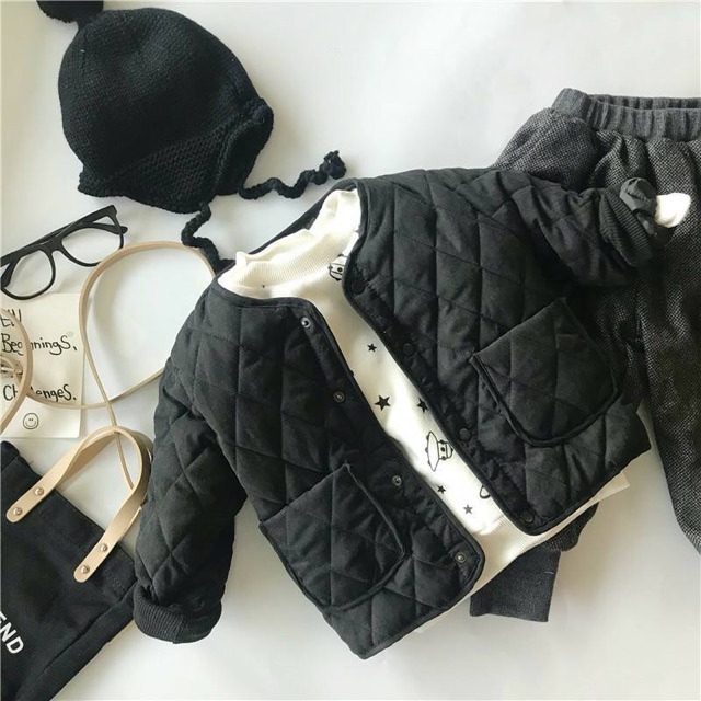 Áo khoác chần bông hàng quảng châu XỊN