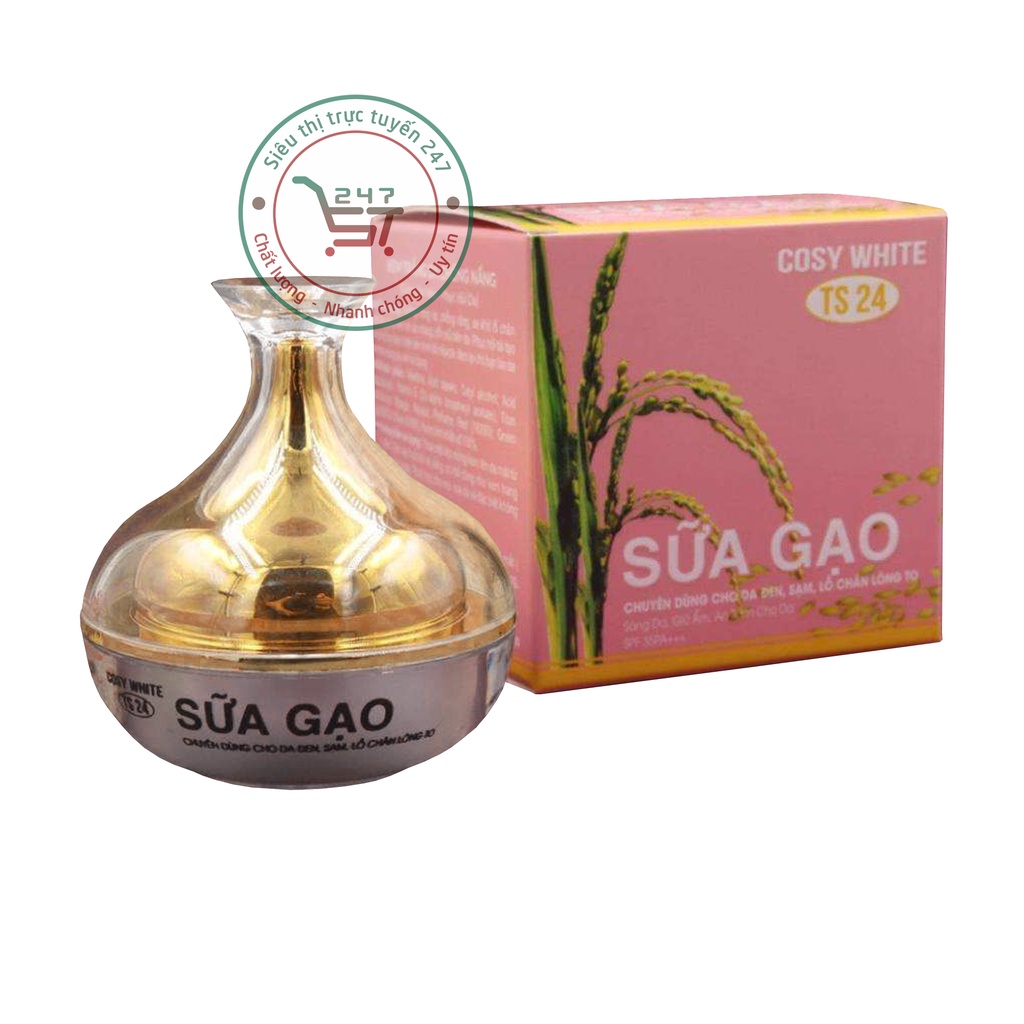 Kem dưỡng Trắng da mặt Chống nắng Giảm lão hóa Phục hồi da Sữa gạo Cosy White