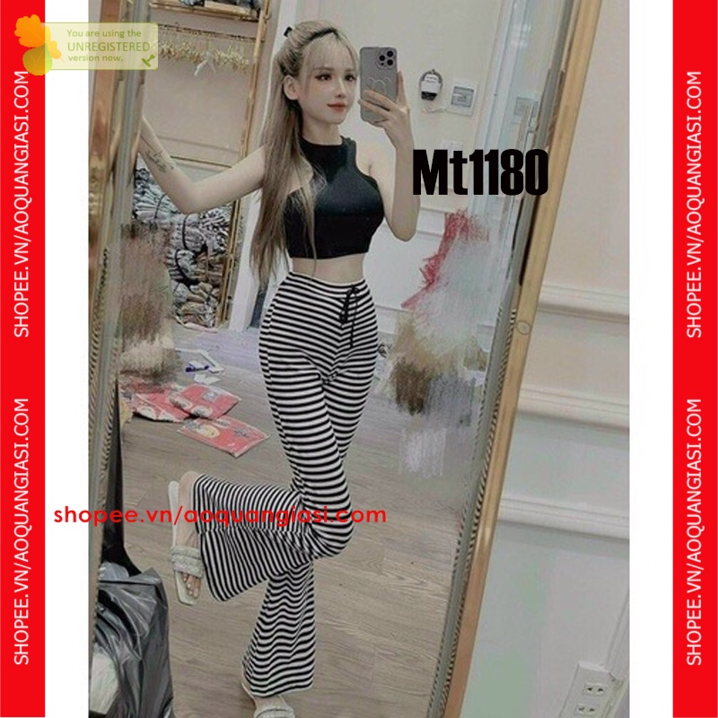 Quần Legging Dạng Loe Kiểu Hot Girl Sành điệu aoquangiasi.com mẫu hot trend không thể thiếu mt1180